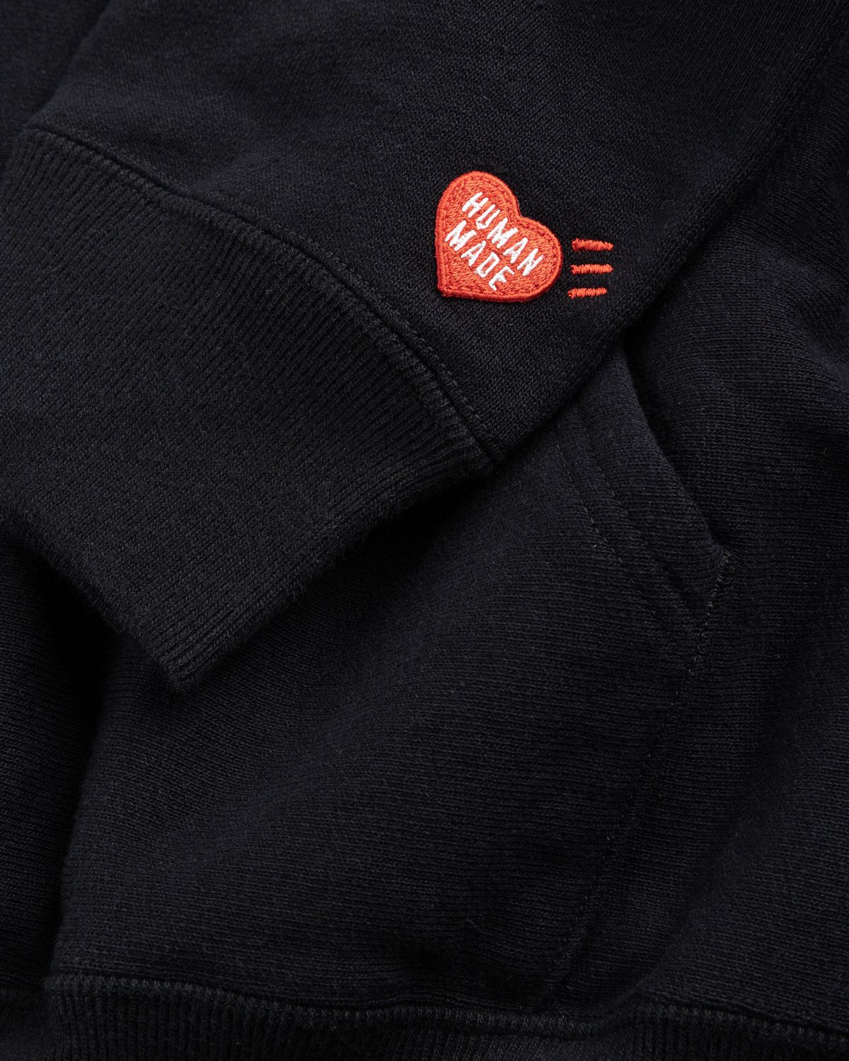 Human Made – Heart Logo Hoodie Black